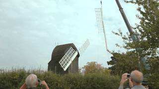 preview picture of video 'Chinnor Windmill gets its Sails - September 2014'