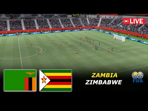 🔴Zambia vs Zimbabwe | International Friendly Football Match 2025 | eFootball PES 21 Simulation