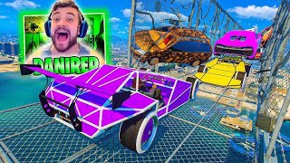 CARA A CARA ENTRE REJAS CON COCHES ALEATORIOS Y EL ÚLTIMO EXPLOTA! LO NUNCA VISTO!! - GTA 5 ONLINE