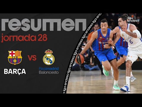Resumen Barça 108 - Real Madrid 97 (J28)