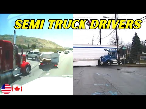 OMG Moments Caught By Semi Truck Drivers - 6