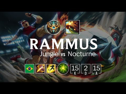 Rammus Jungle vs Nocturne - BR Challenger Patch 8.13