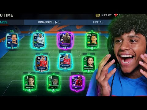 PRIMEIRA VEZ jogando com o meu time novo no Fifa mobile!