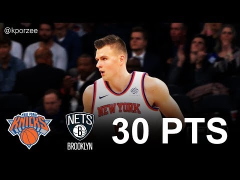 Kristaps Porzingis Full Highlights 2017.10.27 vs Nets - 30 Pts, 9 Reb