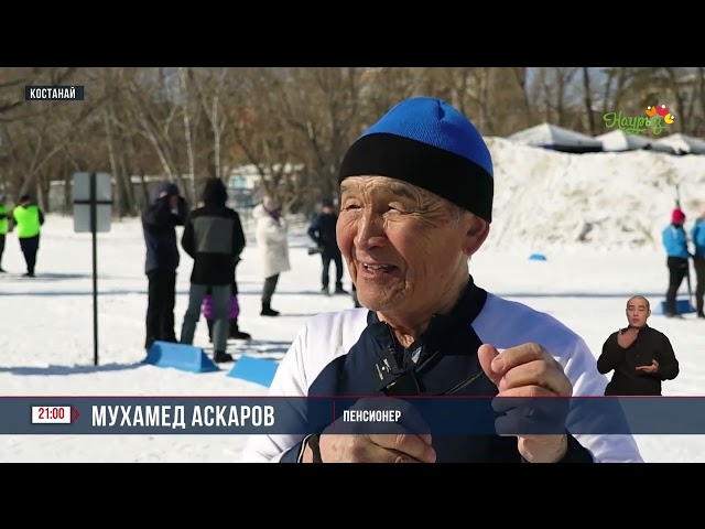 Сотни костанайцев приняли участие в массовом лыжном забеге