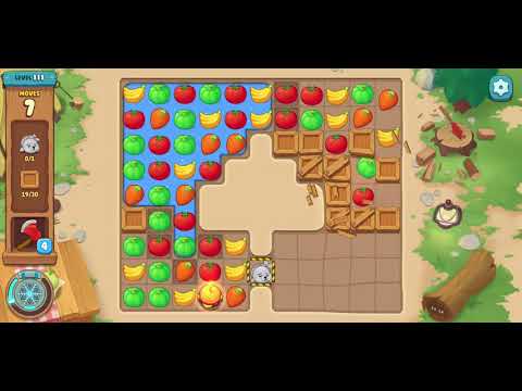 We Bare Bears Match3 Repairs Level 111 - No Boosters