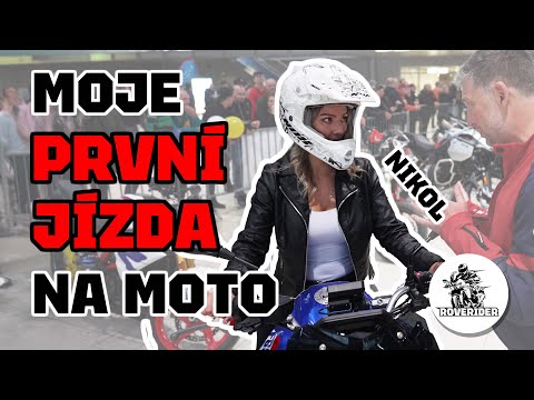PRVNÍ JÍZDA na motorce BEZ JAKÝCHKOLIV předchozích zkušeností!
