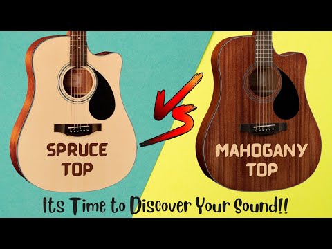 Spruce VS Mahogany Laminated Top | What exactly is the difference in Sound?