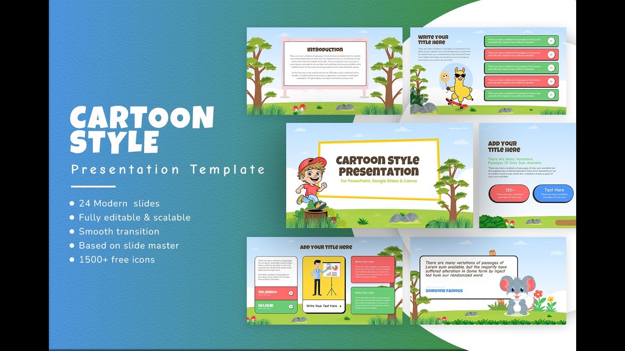 Blue Aesthetic Portfolio Presentation Template