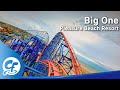 Big One Front Seat On Ride 5K POV 60fps Pleasure Beach Resort Blackpool
