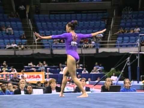 Jordan Schwikert - Floor Exercise - 2002 U.S. Gymnastics Championships - Women - Day 2