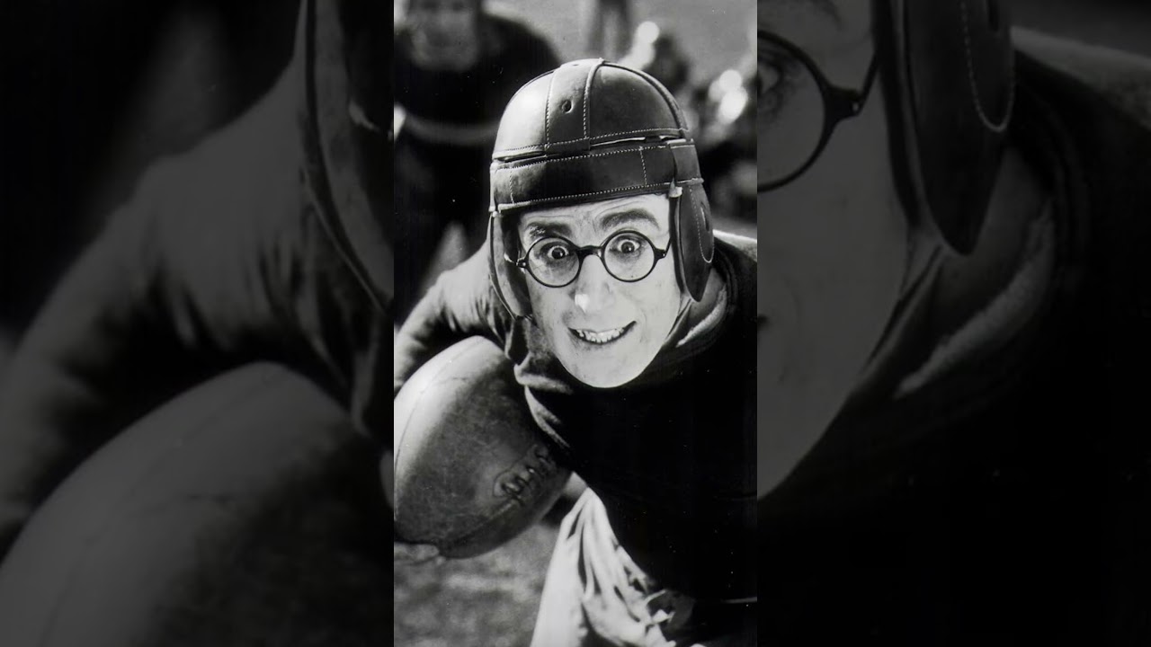 Harold Lloyd on THE FRESHMAN.