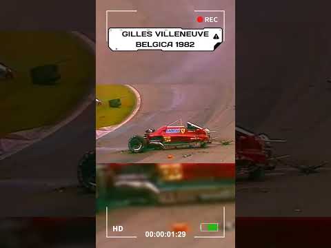 F1 Gilles Villeneuve Accidente Fatal Belgica 1982 Crash Formula 1