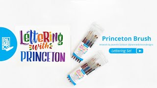 Lettering With Princeton Video