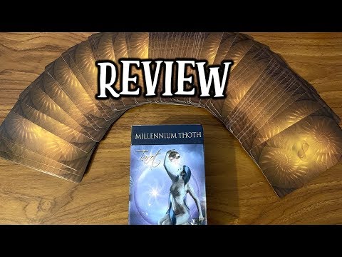 MILLENIUM THOTH TAROT FIRST IMPRESSION REVIEW 🔮🌟 HONEST OPINION & DECK FLIP THROUGH