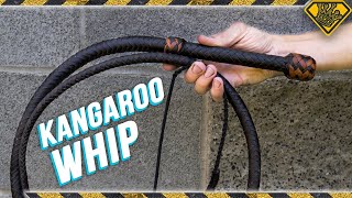 Homemade Kangaroo Leather Whip like Indiana Jones