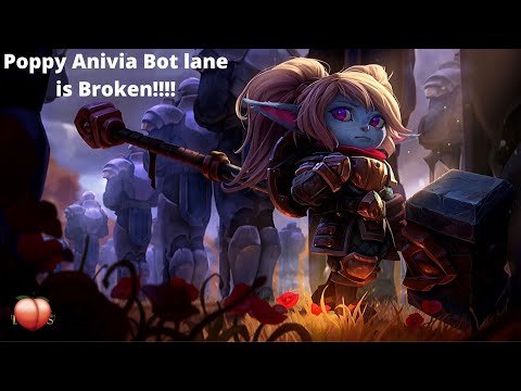 Poppy Anivia Botlane Madness (League of Legends Gameplay w/friends)