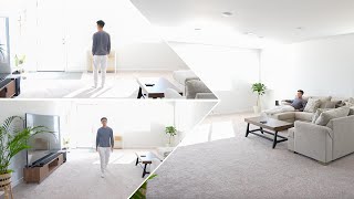 My Minimalist Living Room Tour 2025 w/ Sony BRAVIA XR 98" X90L TV