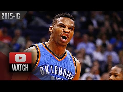 Russell Westbrook Full Highlights at Suns (2016.02.08) - 29 Pts, 8 Ast, 8 Reb