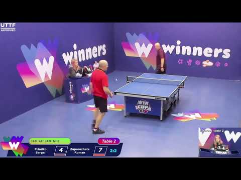 WINners CUP table 2  07.01  Priadko Sergei - Zaporozhets Roman  22:00