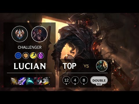 Lucian Top vs Gangplank - EUW Challenger Patch 10.7