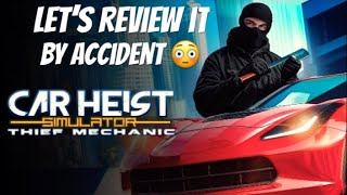 Car Heist Simulator - Thief Mechanic Ps5. Let's Review It By Accident. #keymailer