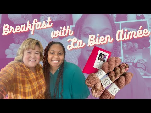 I got to go yarn shopping with La Bien Aimée #storytime