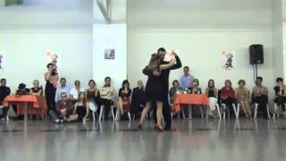 Javier Rodriguez y Noelia Barsi. Qué falta que me hacés. Valladolid, Tango Salón.