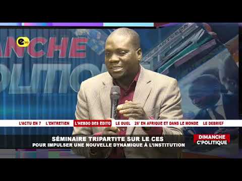 🛑Séminaire tripartite sur le CES : pour impulser une dynamique à l'institution