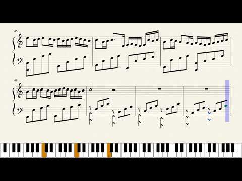 George Winston : Variations on the Pachelbel's canon piano sheet