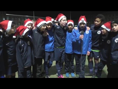 Weihnachtsgrüße von dem SFC Stern (U13 D-Junioren) und Füchse Berlin (U17 B-Junioren) | SPREEKICK.TV