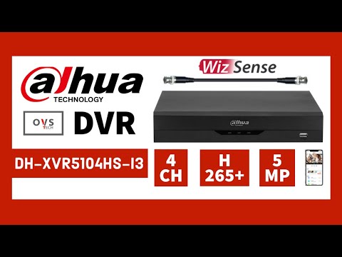 Dahua DVR 4 Channel DH-XVR5104HS-I3 WizSense AI For Better Detect I Unboxing