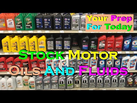 Your Prep For Today No. 151 - Stock Motor Oils And Fluids