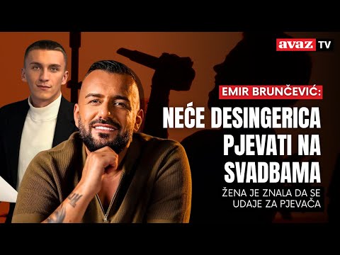 Emir Brunčević: Neće Desingerica pjevati na svadbama, žena je znala da se udaje za pjevača