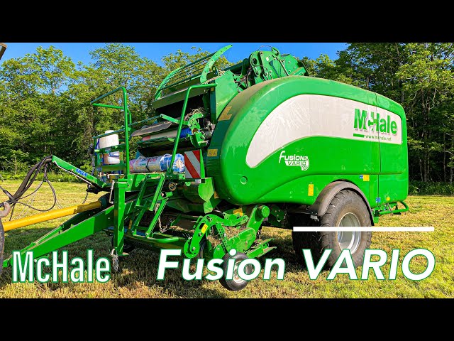 動画のサムネイル画像：McHale コンビネーションベーラーFusion vario
