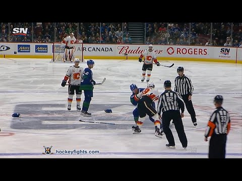 Matthew Tkachuk vs J T  Miller Feb 8, 2020