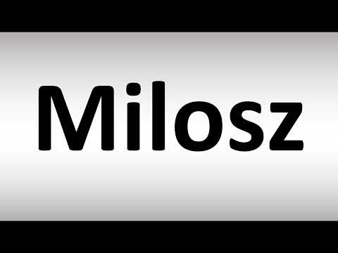 How to Pronounce Milosz
