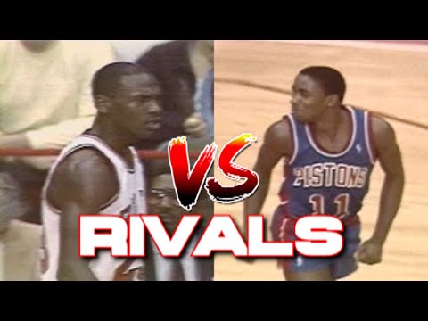 Michael Jordan vs Isiah Thomas - Rivals Meet Again! Another Physical Battle In Chicago!