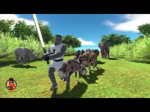 [Dangerous Forest] Escape from MODERN MAMMALS - ARBS- Animal Revolt Battle Simulator