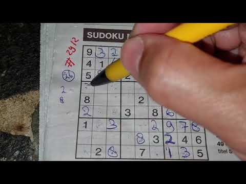 25th week Lockdown! (#2912) (Almost End) Medium Sudoku puzzle. 06-08-2021