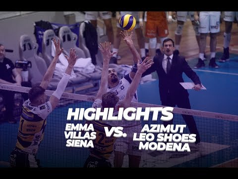 HIGHLIGHTS - Emma Villas Siena VS Azimut Leo Shoes Modena - 11 round 2nd half