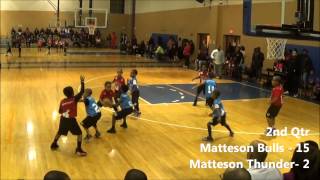 preview picture of video '2015 Matteson Bulls - Game 3 @ Matteson Thunder - 01/23/2015'