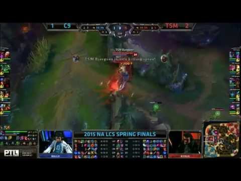 TSM vs C9 - Bjergsen eating his appetizer C9 Hai highlight