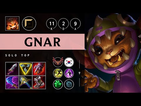 Gnar Top vs Garen - KR Grandmaster Patch 25.06