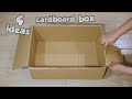 4 Cardboard Box Night Stand Bedside Table Ideas
