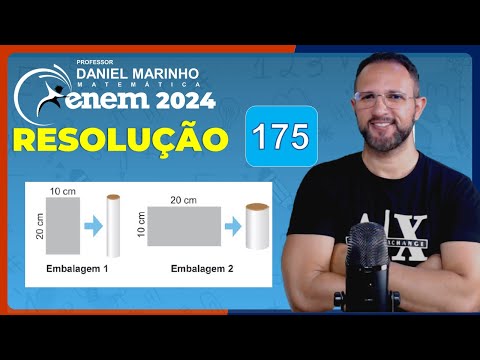 RESOLUÇÃO DO ENEM 2024 | MATEMÁTICA | CADERNO AZUL - Questão 175