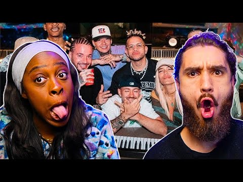 Reacting to KAROL G, Feid, DFZM ft. Ovy On The Drums, J Balvin, Maluma, Ryan Castro, Blessd - +57 😱