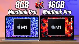 8GB vs 16GB M1 MacBook Pro - How much RAM do you NEED?!