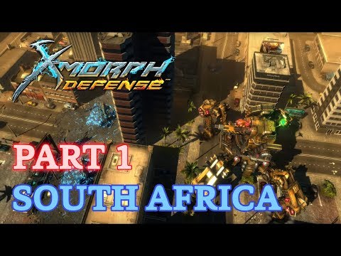 X-Morph: Defense Walkthrough - New Game - Part 1 - South Africa (No Commentary)