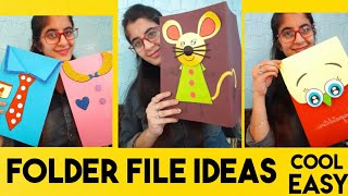pix Easy File Cover Decoration Design Handmade how to decorate a handmade file cover